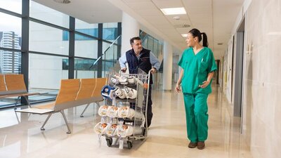 Carbagas Healthcare beliefert die Schweiz zuverlässig.