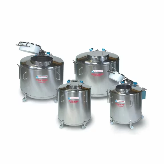 Grosse Stickstoff-Lagerbehälter mit enger Öffnung RCB